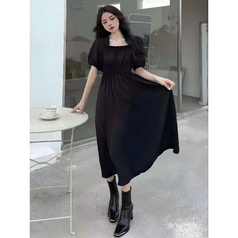 Dres Natal 2024 Dress Wanita Kekinian Dress Bridesmaid Mewah Terbaru Casual Natalan Span Elegant Set