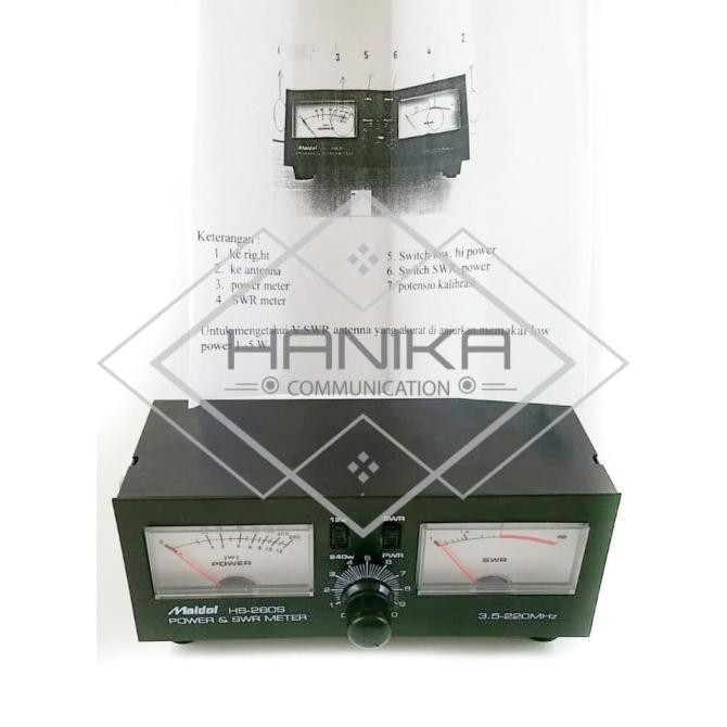 Power & Swr Meter Maldol Hs260