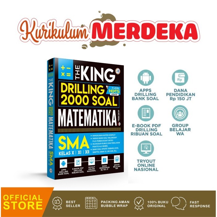 

THE KING DRILLING 2000 SOAL MATEMATIKA SMA