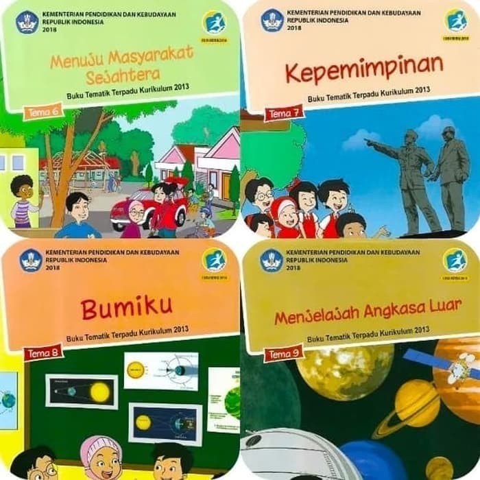 

BUKU TEMATIK KELAS 6 TEMA 6,7,8,9 EDISI REVISI 2018 PAKET HEMAT