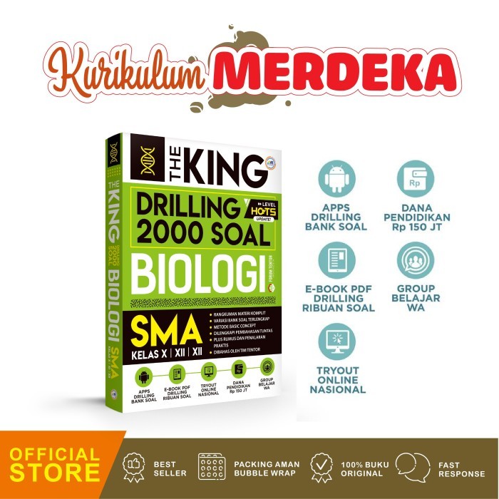 

THE KING DRILLING 2000 SOAL BIOLOGI SMA