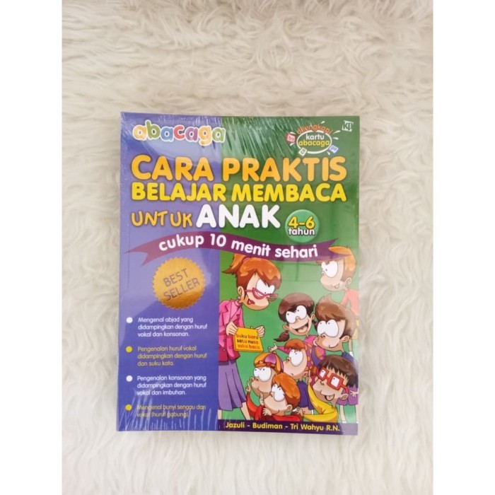 

Buku ABACAGA (Cara Praktis Belajar Membaca Untuk Anak Usia 4-6 Tahun)