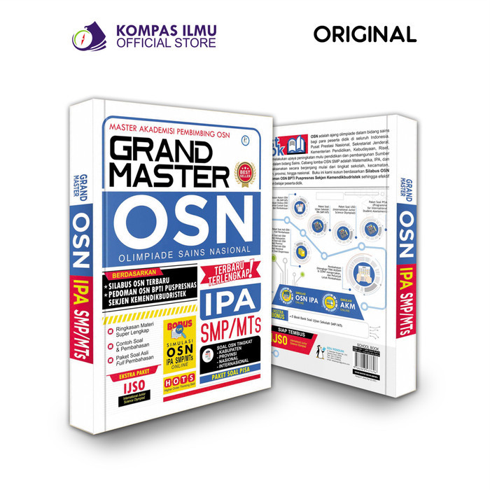 

Buku GRAND MASTER OSN OLIMPIADE SAINS NASIONAL IPA SMP/MTs