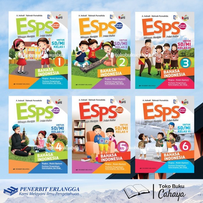 

ESPS B.INDONESIA SD KELAS 1 2 3 4 5 6 ERLANGGA REVISI K13N