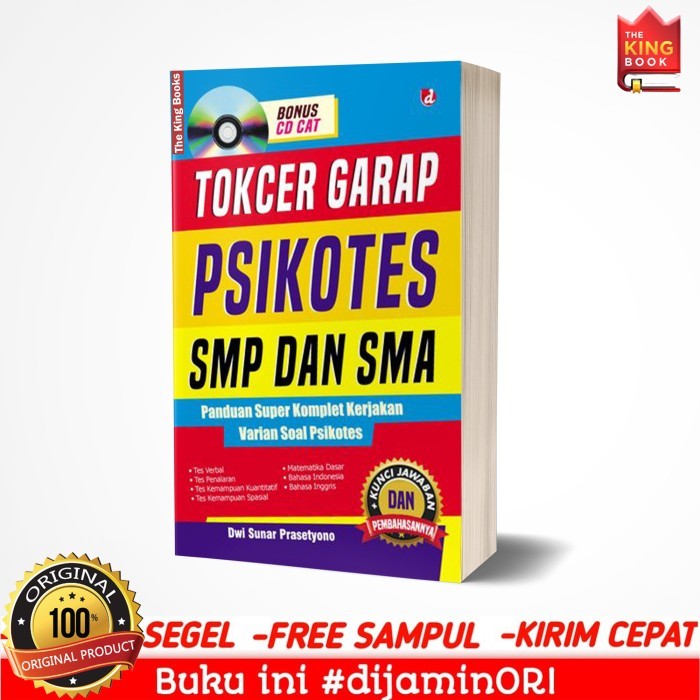 

Buku Tokcer Garap Psikotes SMP dan SMA - Diva Press