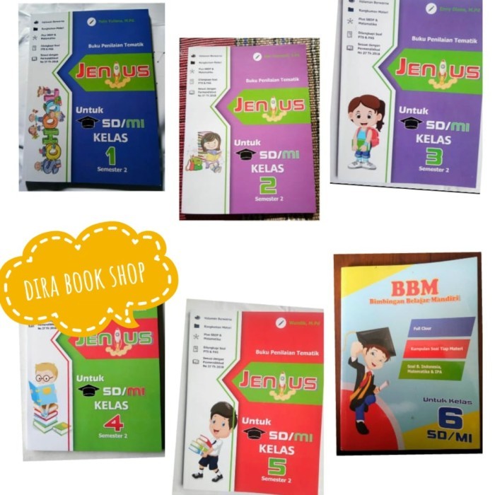 

semester 2 buku JENIUS kelas 1 2 3 4 5 6 revisi 2021