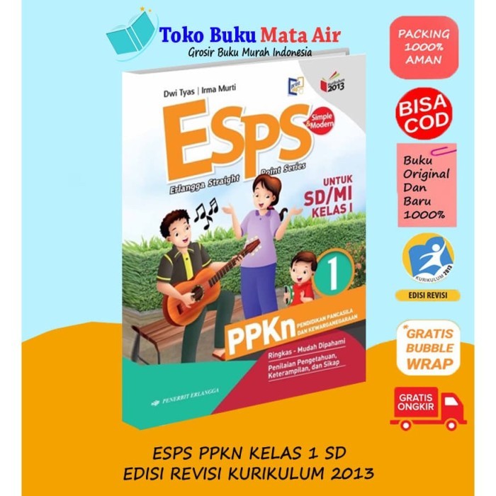 

BEST SELLER ESPS PPKN 1 UNTUK SD/MI KELAS I ( K13N ) ERLANGGA