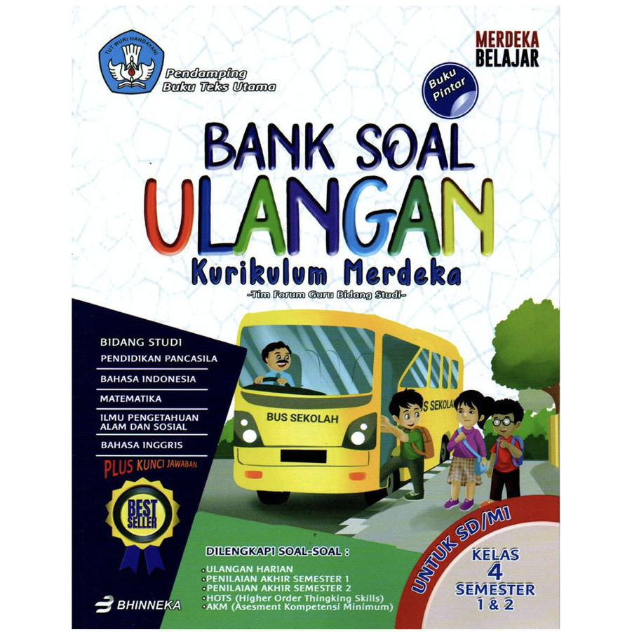 

BUKU BANK SOAL ULANGAN / LATIHAN SOAL SD KURIKULUM MERDEKA