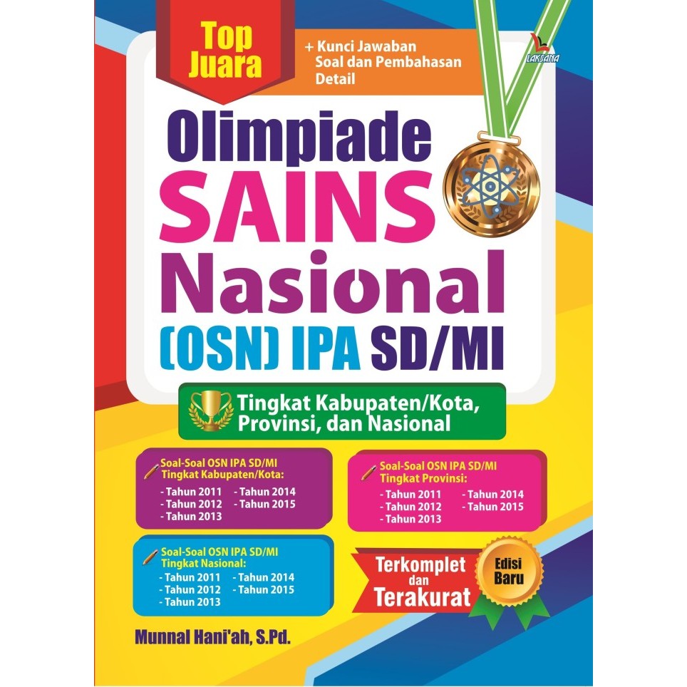 

Buku Top Juara Olimpiade Sains Nasional OSN IPA SD MI - Laksana