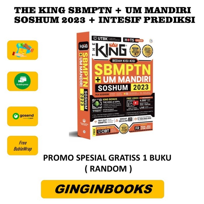 

BUKU THE KING SBMPTN SOSHUM + UM MANDIRI TPS 2022-2023