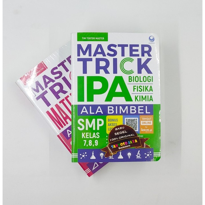 

MASTER TRICK Ala Bimbel SMP Kelas 7 - 8 - 9 - IPA - MATEMATIKA