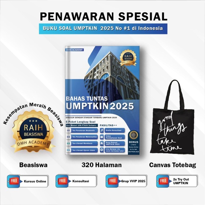 

Buku Soal UMPTKIN IPS Tahun 2023 - Persiapan Tes UMPTKIN Tahun 2023