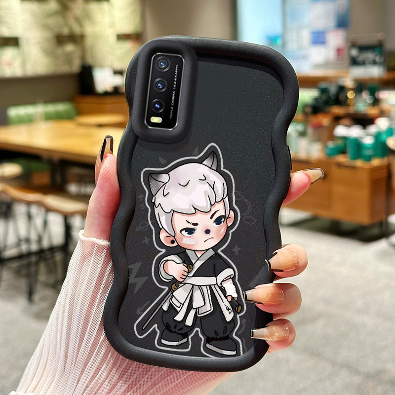Casing Hp Untuk VIVO Y20 Y20i Y20s Y12s Y12a Y20T Y11s Y30G Case HP manusia serigala dengan pisau ca