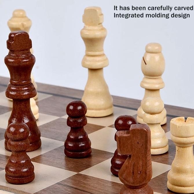 Limited Catur Kayu Buah Bidak Catur Kayu Internasional