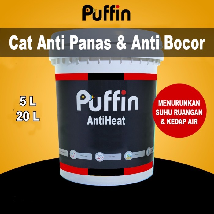 Cat Anti Panas Bocor Puffin Antiheat Cat Penolak Panas 20L New