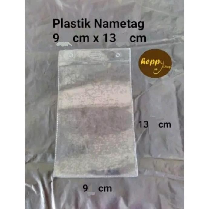 

~@~@~@~@] Plastik Nametag 9 cm x 13 cm ID Card Name Tag