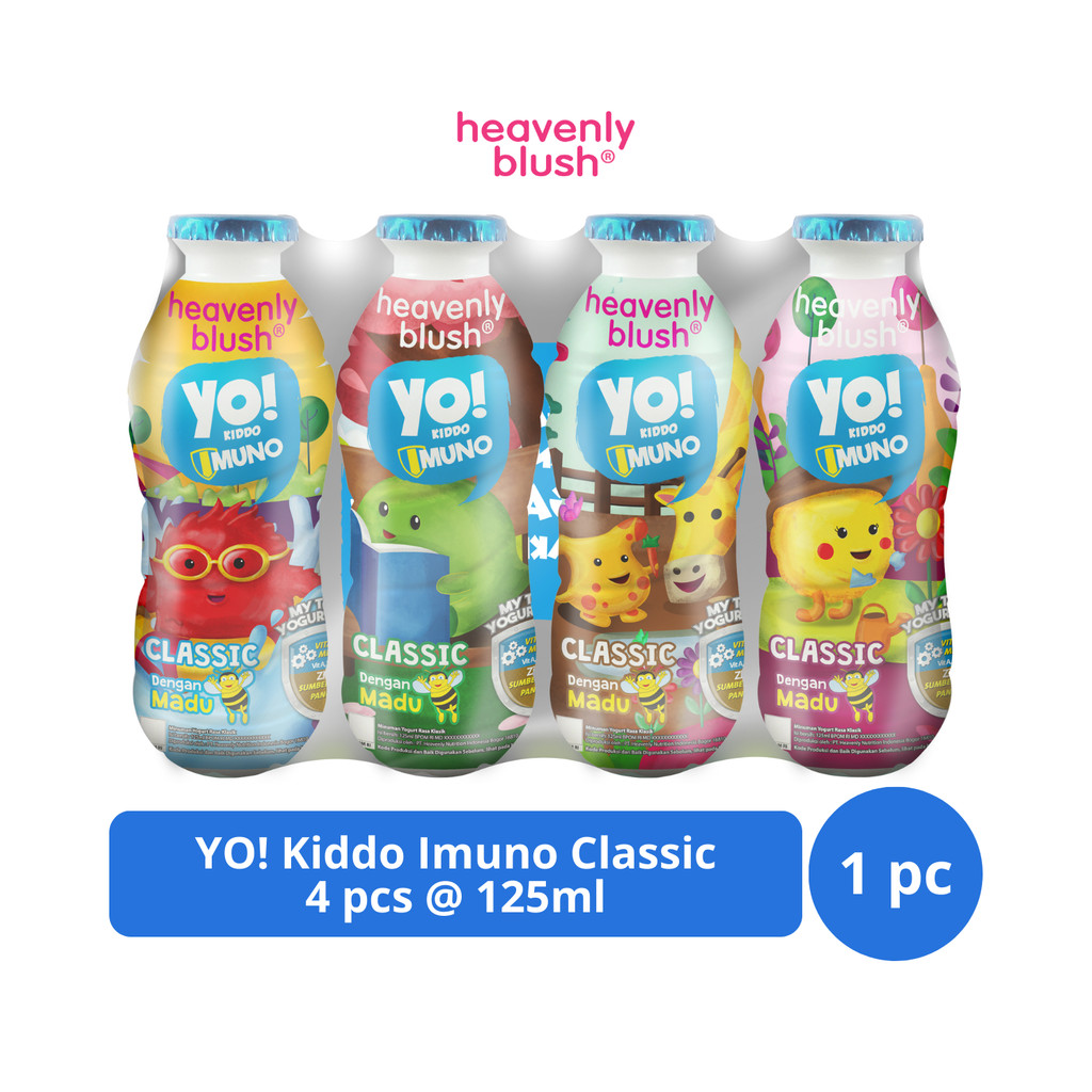 

Heavenly Blush YO! Kiddo Imuno Classic 125ml x 4 pcs