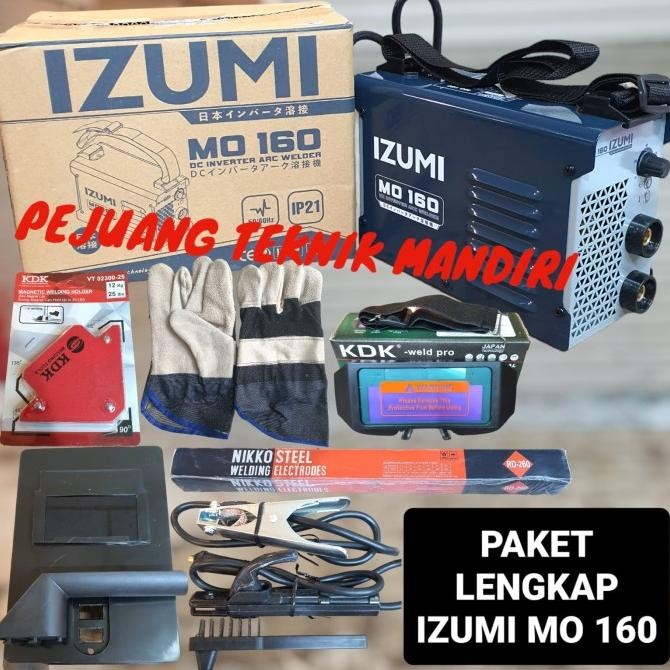 MESIN LAS IZUMI MO 160 / TRAFO LAS INVERTER IZUMI MMA 160 / IZUMI 160