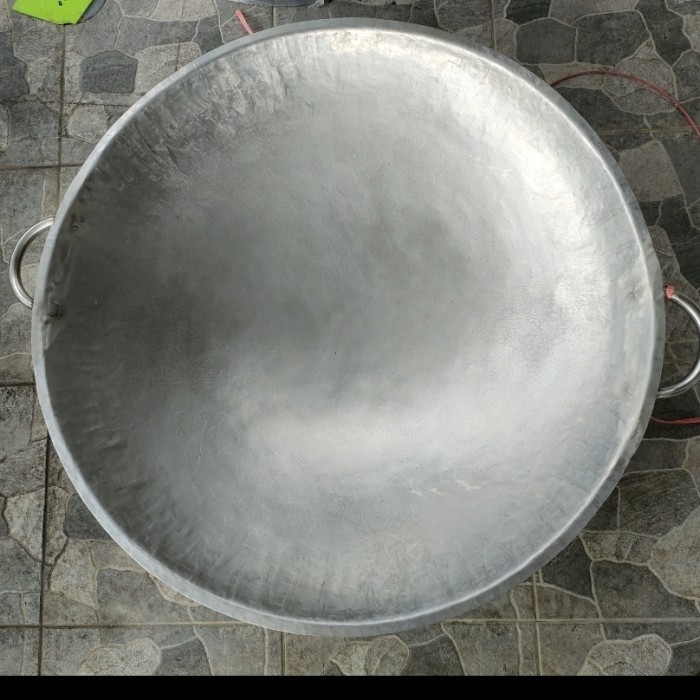 Wajan Jumbo Stainless Steel 100 cm / Wajan besar anti lengket Stainles