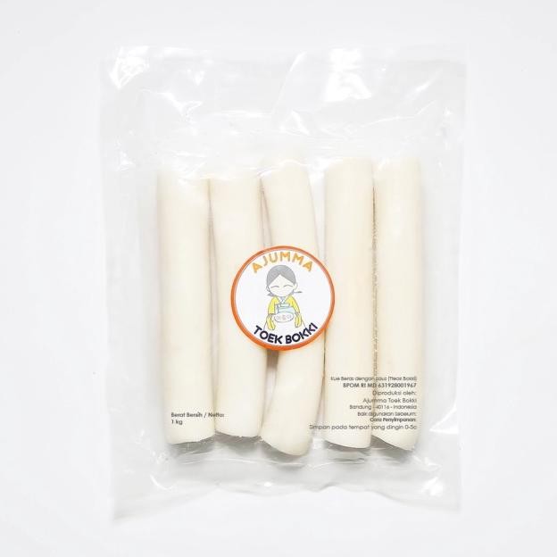 

Ajumma Garaetteok Rice Cake 1Kg - Topokki Garaetok