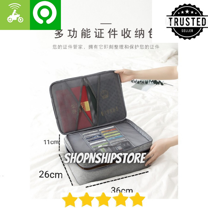 

HOT SALE! GRAZEM TAS PENYIMPAN DOKUMEN ORIGINAL