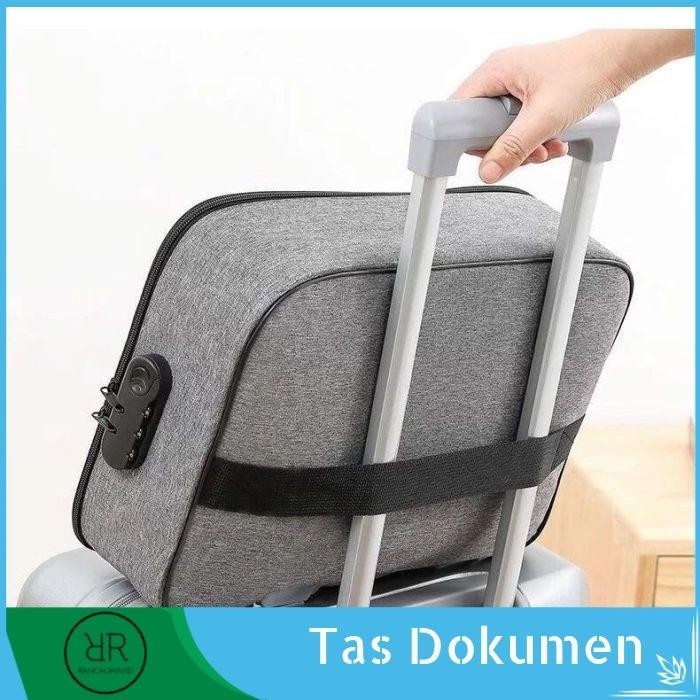 

Tas Dokumen Travel Bag Document Storage Box Dengan 3 Digit Password