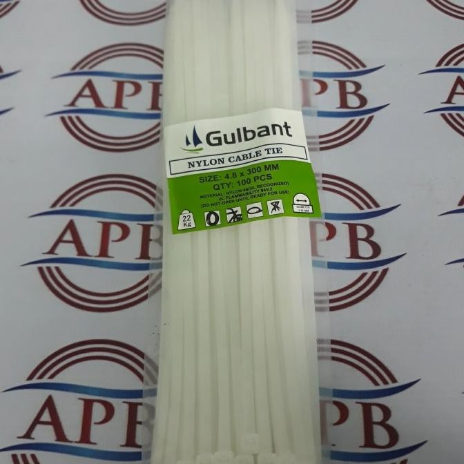 

*****] Gulbant - Kabel ties 4,8 x 300mm / 100 pcs Putih