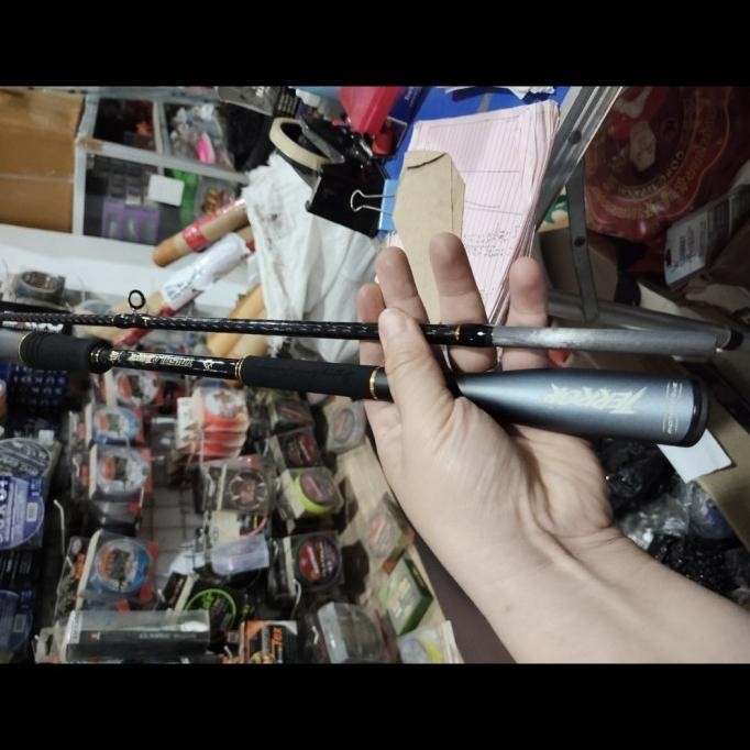 joran pancing jigging daido trisula terror 602 180 solid carbon OH BC TF