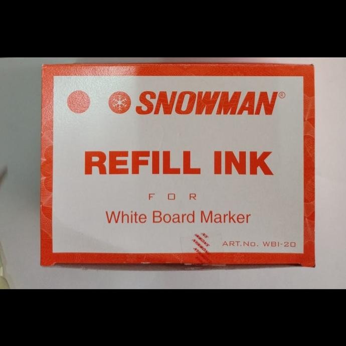 

TERMURAH - tinta spidol whiteboard snowman / refill ink