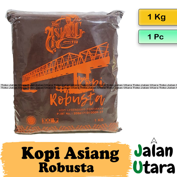 

Kopi Asiang Original 1Kg - Robusta Bubuk Pontianak - Jlu Terbaik