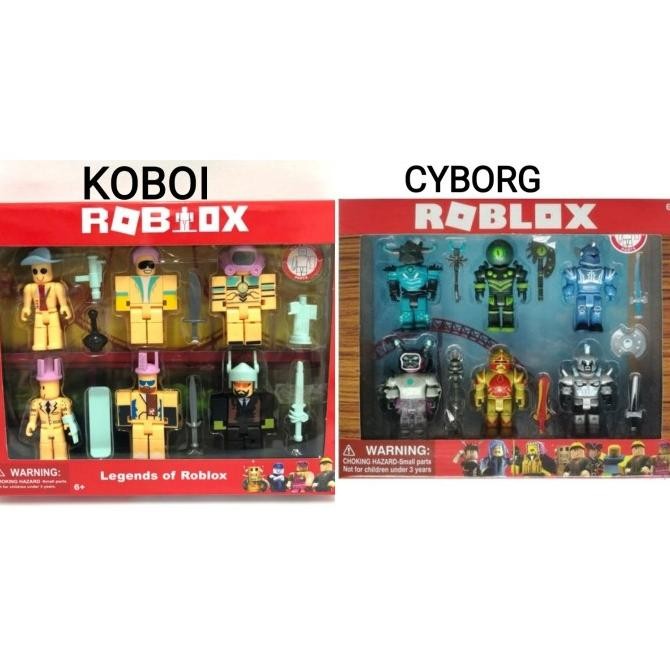 FIGUR SET Kado Mainan Anak Roblox Set isi 6 pcs / Mainan Anak Roblox