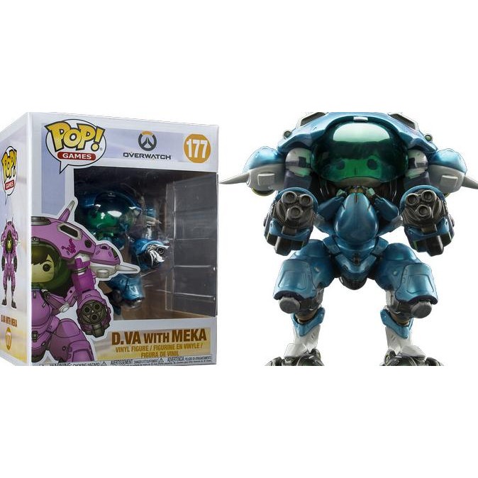 FUNKO POP Funko Super Sized Pop 6inch -Overwatch - D.Va with Meka (Bluberry)