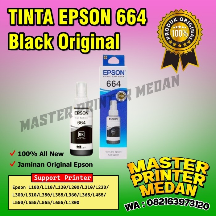 ] TINTA EPSON 664 Original L360 L210 L120 L1300