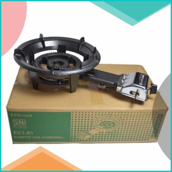 Kompor Cor Eco Cook / Kompor Mawar 1 Tungku EcoCook EC1-01 140BZ4 too