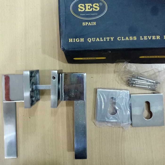 anyar ya@1 Handle Rosset Merk SES Model 820 BNP / Kunci Pintu Rumah Merk SES