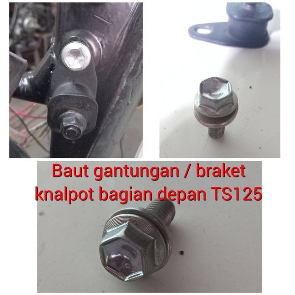 Baut Gantungan Knalpot Depan Suzuki Ts125 Baut Knalpot Suzuki Ts125 Baut Gantungan Knalpot Ts125 Bar