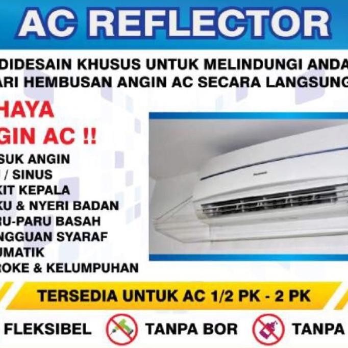 acrylic ac/akrilik ac/talang ac/penghalang angin ac 2pk -2.5 pk p120cm