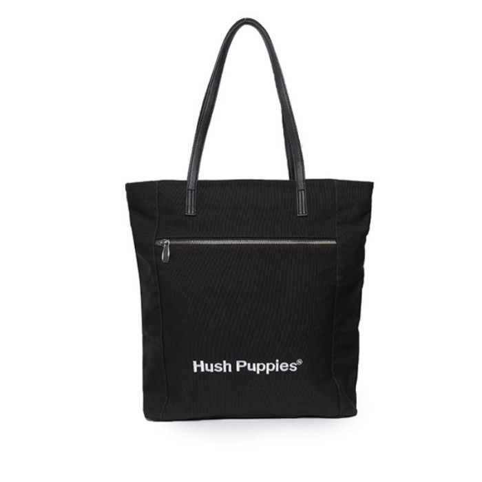 Tas Wanita Hush Puppies Casual Canvas Tote Bag In Black