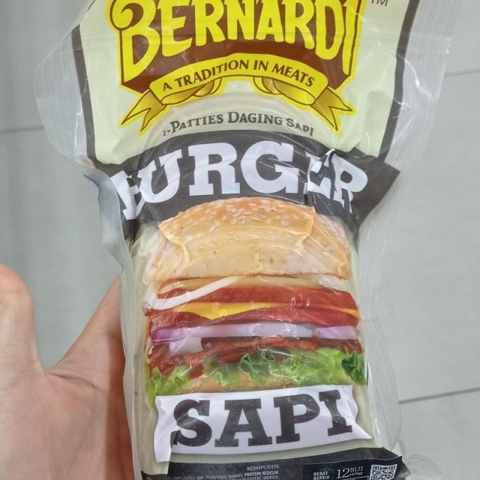 

siap kirim] bernardi beef burger 475gr