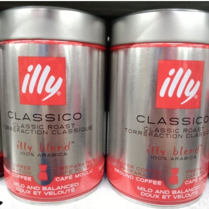 

Illy Coffee Classico 250 Gr Ground Kopi Bubuk