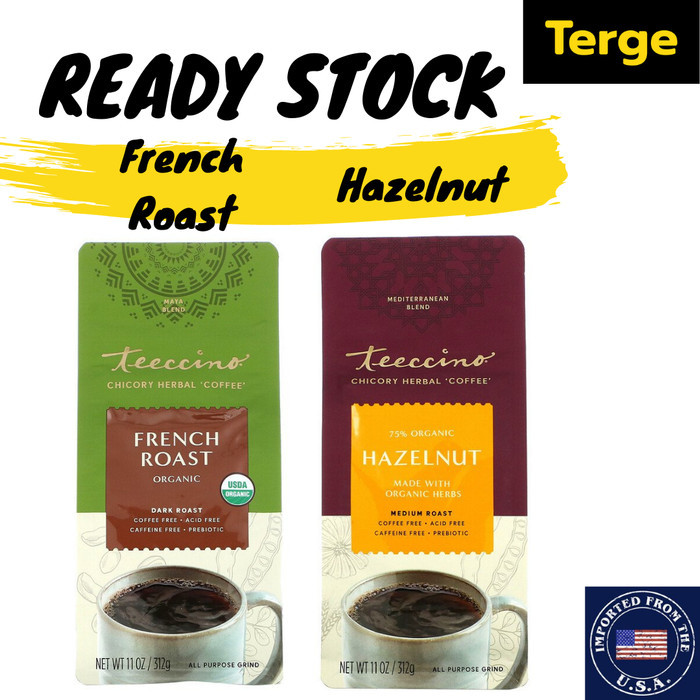 

Kopi Bubuk Teeccino Chicory Herbal Coffee Caffeine Free Various Flavor