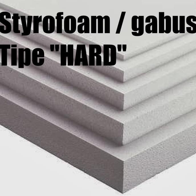 

_^_^_^] Styrofoam Lembaran/Stereofoam 100 x 50 x 1cm/Gabus (HARD) volume