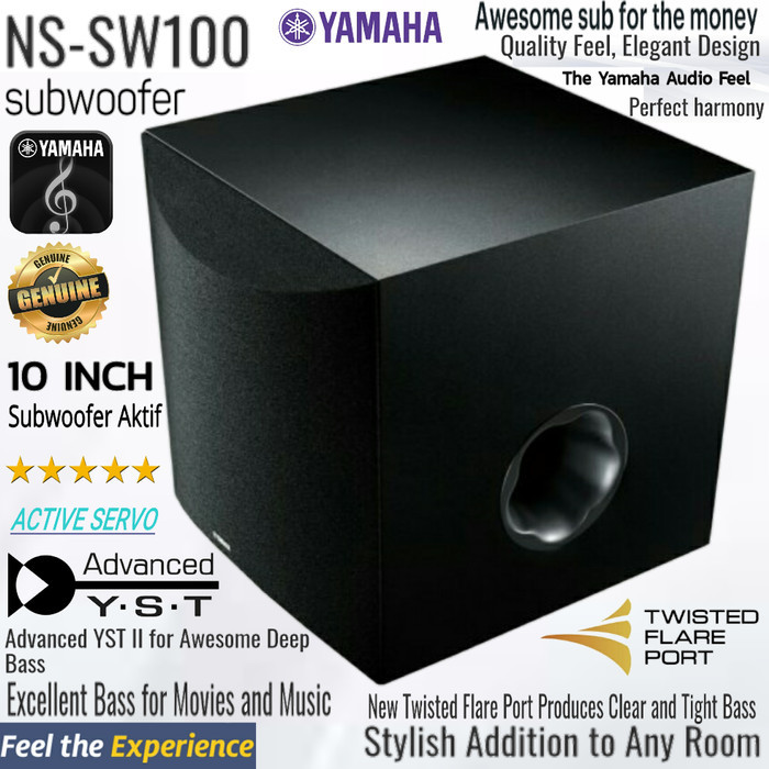 Subwoofer Aktif Yamaha 10 inch Active Servo