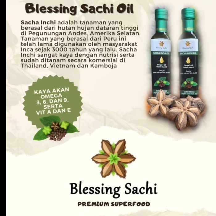 

Minyak Sacha Inchi Oil 250Ml New