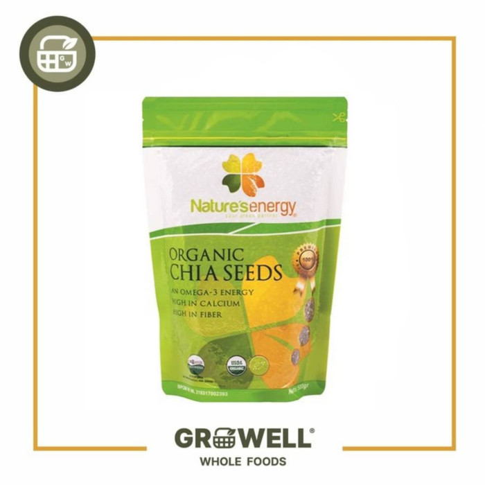 

Nature'S Energy Organic Chia Seeds Black 500Gr Terlaris