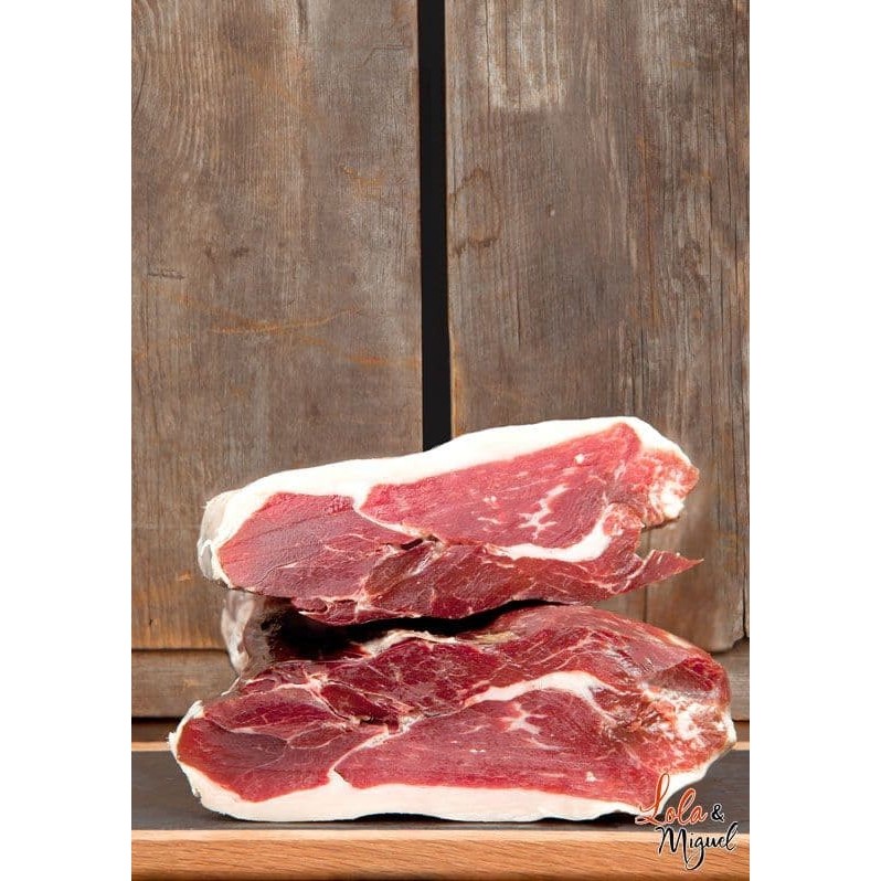 

Jamon Iberico Bellota Bone-In Whole 24Month 8Kg+ Daging Ham Paha Utuh Terbaru