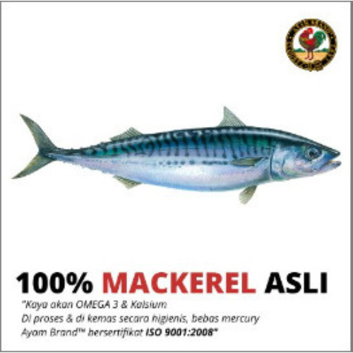 

Ayam Brand - Ikan Mackerel Kaleng Bulat Saus Tomat 4 Pcs 425Gr Terbaru