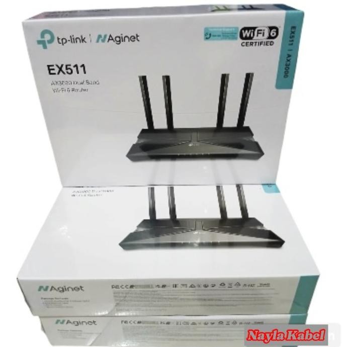 TERMURAH - TP-LINK AX3000 WIFI 6 Router tp link router ex511 acces point Dual-band Gigabit ports