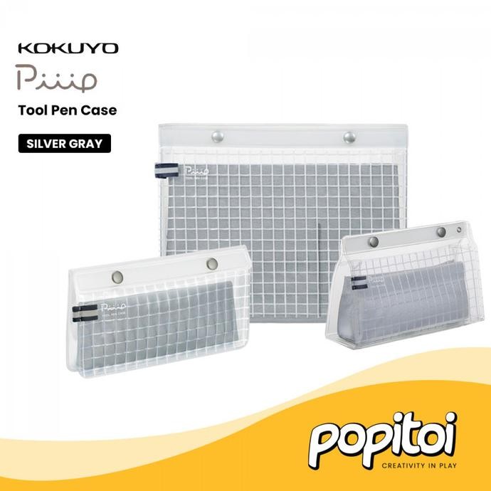 

Kokuyo Piiip FLAT Tool Pen Pencil Case Kotak Tempat Pensil Organizer