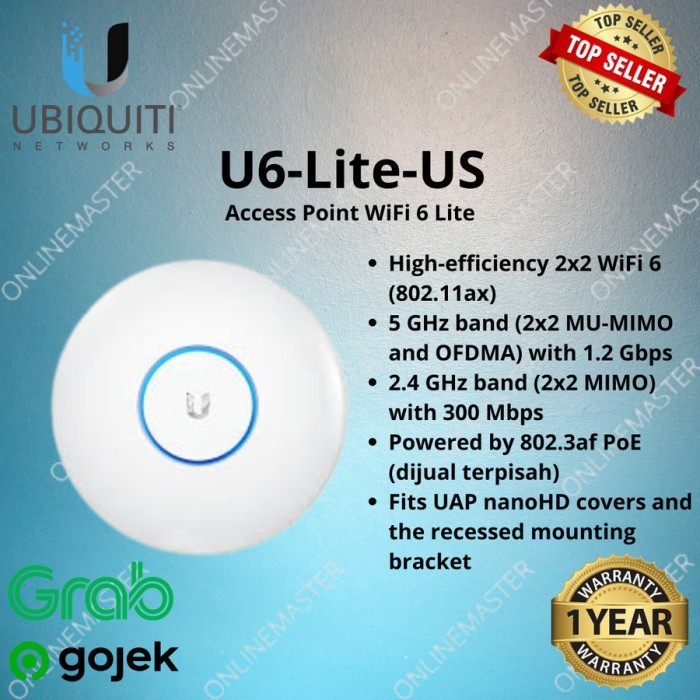 Promo Unifi 6 Lite Access Point U6-Lite-Us